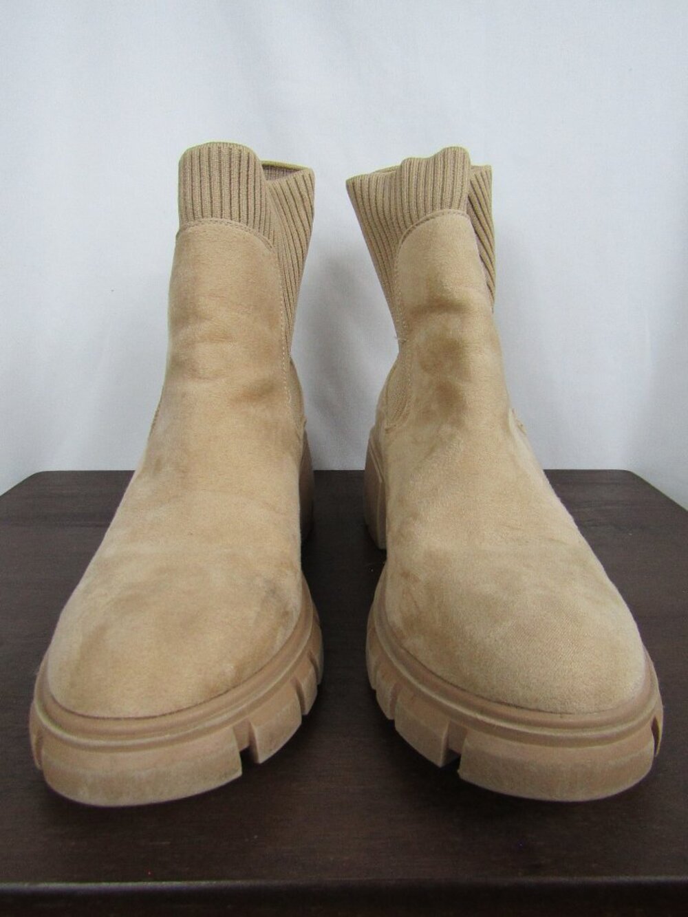 Women's | Sincerely Jules | Tan Faux Suede | 7.5 | Boots
